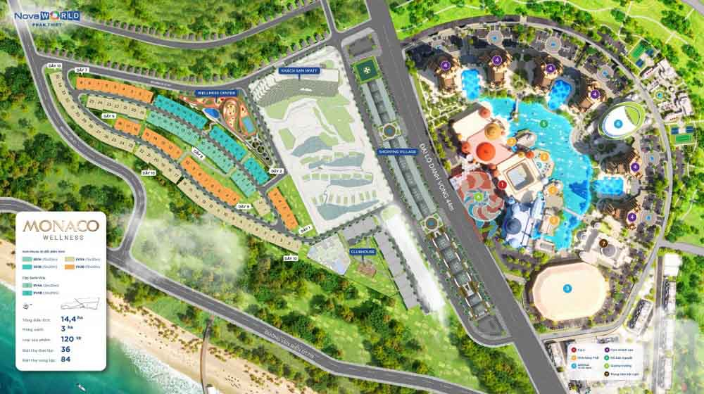 Phân khu biệt thự Monaco Wellness