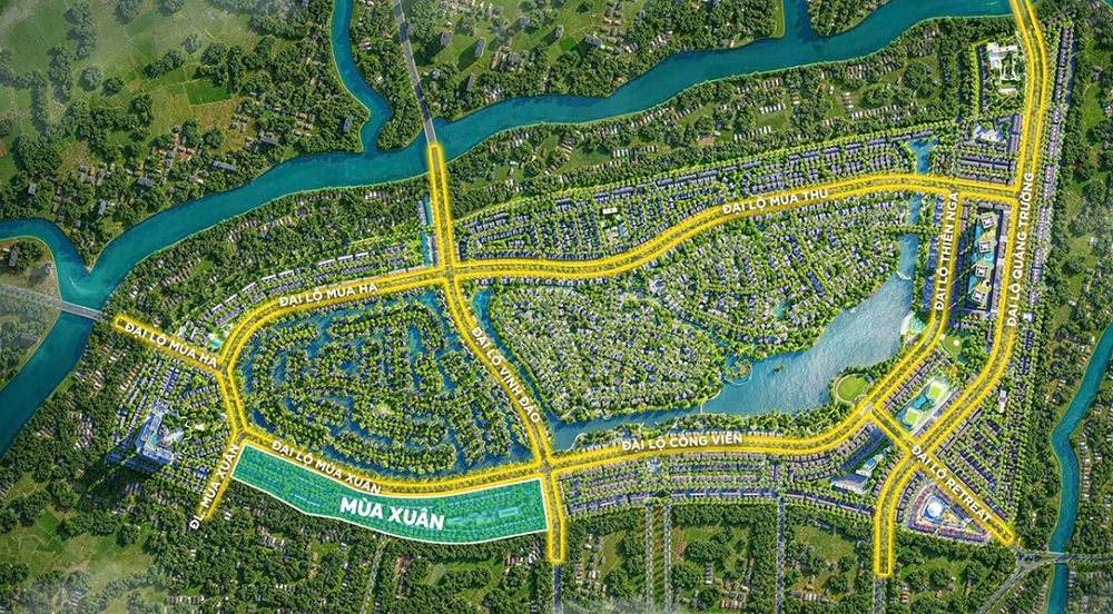 Phân khu Mùa Xuân - Eco Retreat Long An